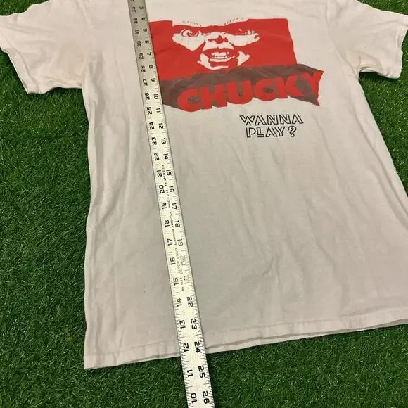 Ripple Junction Chucky "Wanna Play?" Graphic T-Shirt - Picture 2 of 5